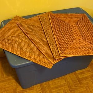 Rattan placemats